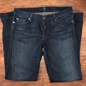 7 For All Mankind Kimmie Straight Leg Jeans sz 31